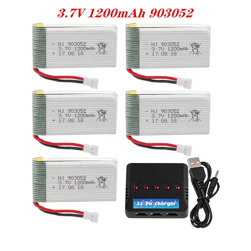 Hobby Rc Quadcopters & Multirotors - 3.7V 1200mah903052 Zestaw ładowarki Lipo ze