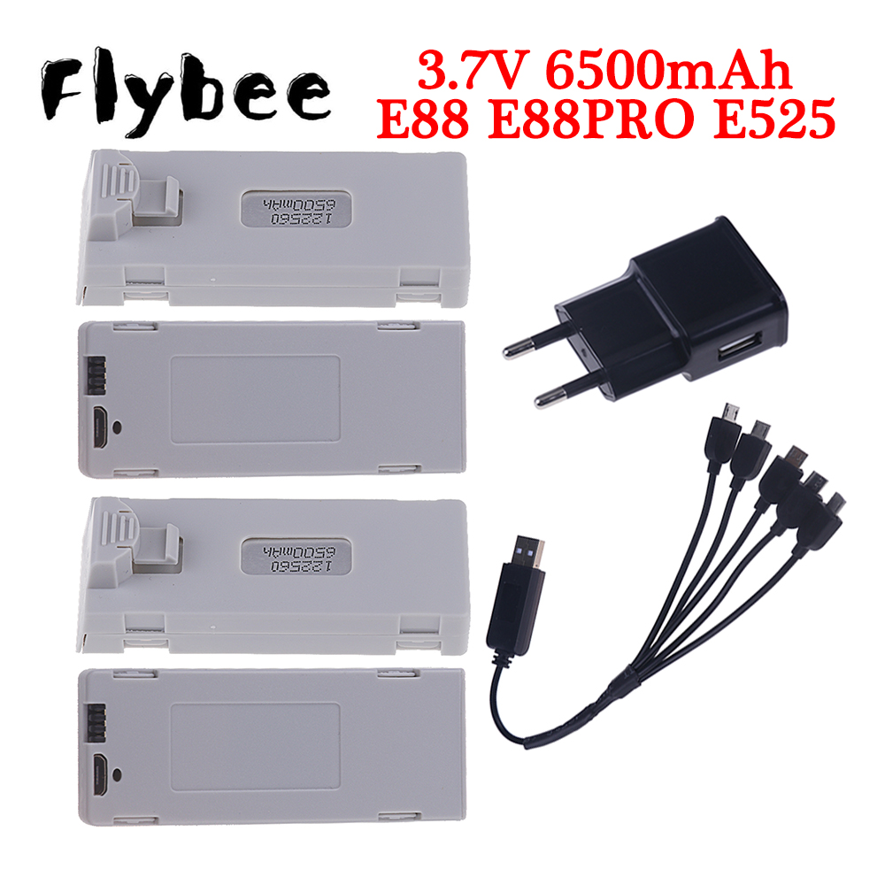 Hobby Rc Quadcopters & Multirotors - Oryginalna bateria E88 3.7V 6500mAh Lipo