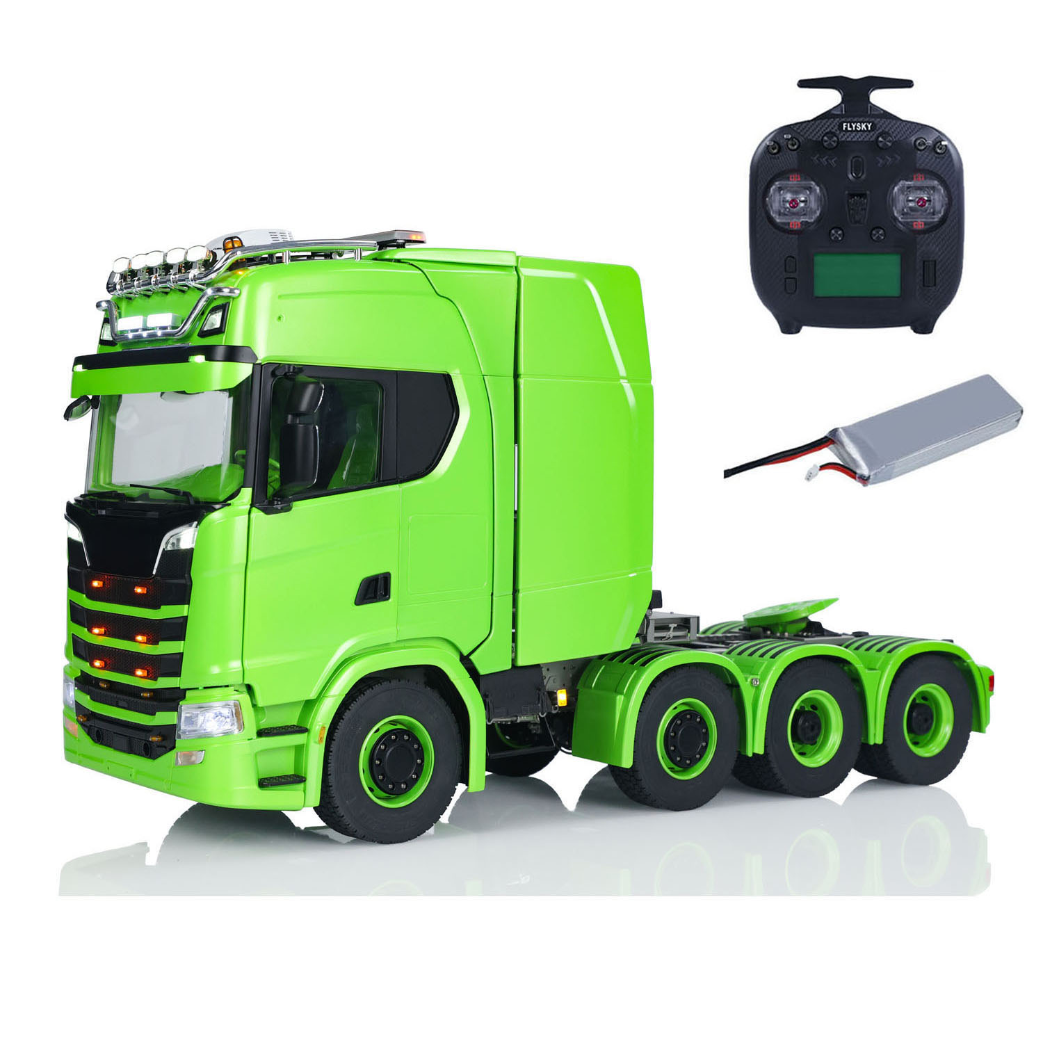 Rc Hobby Light - Metalowa podwozie 8x8 do ciężarówki RC