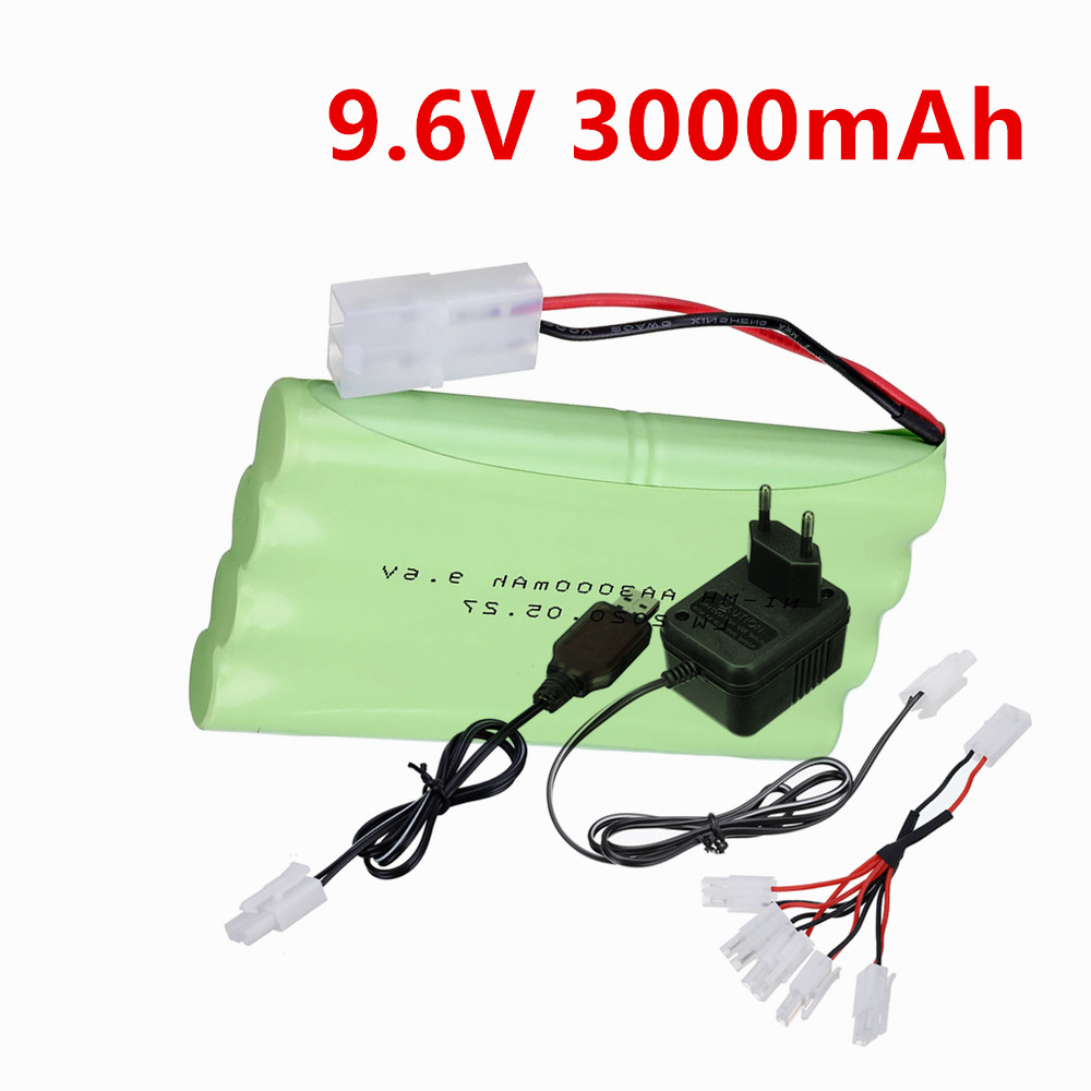 Rc Hobby Light - Akumulator NiMH 9.6V 3000mAh lub ładowarka