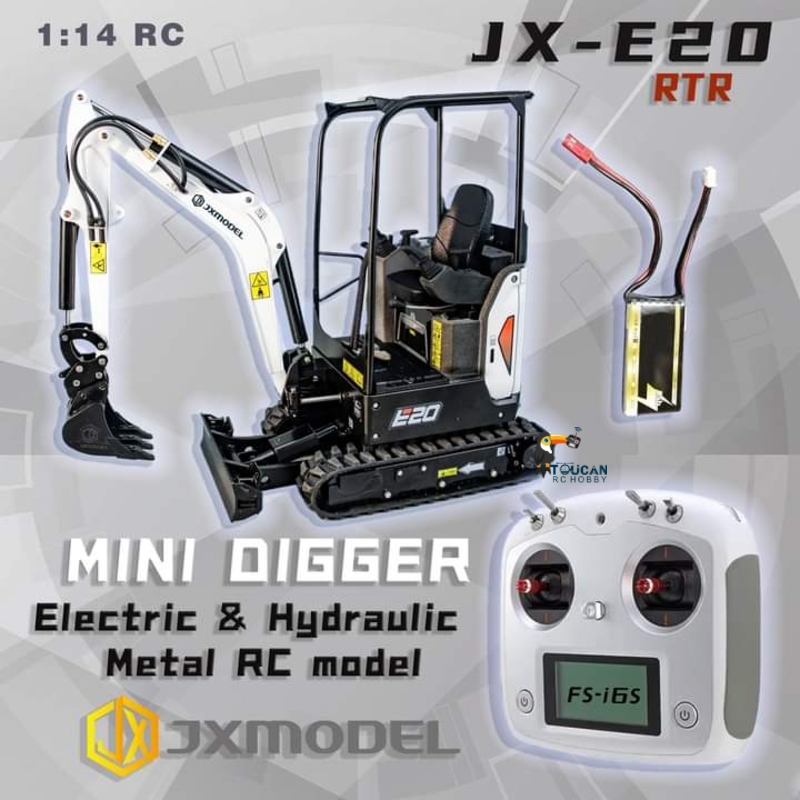 Miniaturowa koparka RC RTR JX  – Rc Hobby Light recenzja i cena